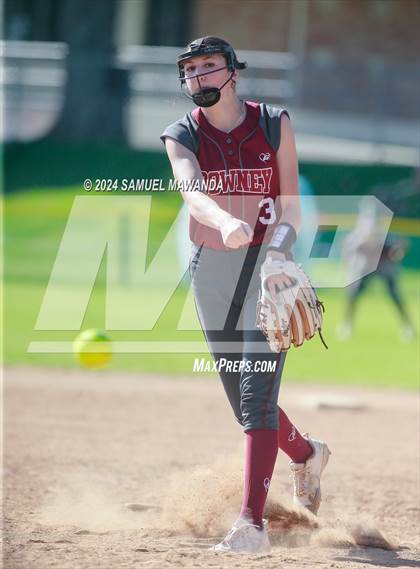 Thumbnail 3 in Downey @ Chaminade (CIFSS D1V Round 2 Playoffs) photogallery.