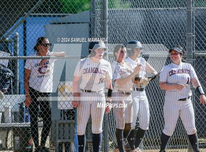 Thumbnail 3 in Downey @ Chaminade (CIFSS D1V Round 2 Playoffs) photogallery.