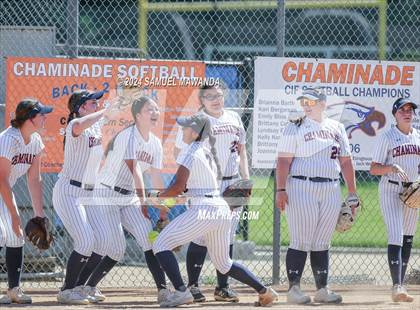 Thumbnail 3 in Downey @ Chaminade (CIFSS D1V Round 2 Playoffs) photogallery.