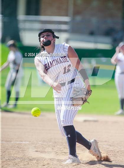 Thumbnail 3 in Downey @ Chaminade (CIFSS D1V Round 2 Playoffs) photogallery.