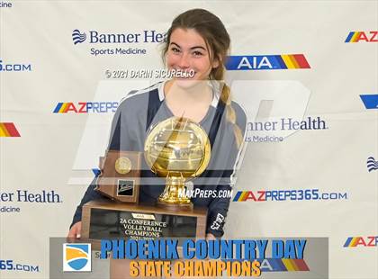 Thumbnail 3 in Phoenix Country Day vs Chandler Prep (AIA 2A Final - Awards) photogallery.