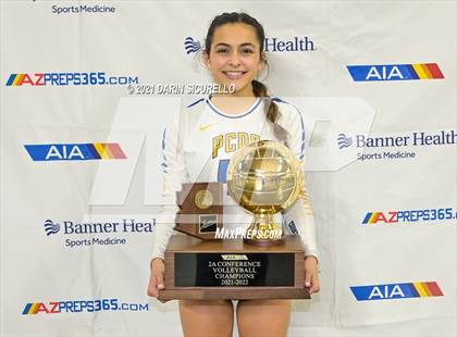 Thumbnail 3 in Phoenix Country Day vs Chandler Prep (AIA 2A Final - Awards) photogallery.