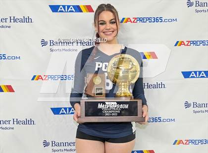 Thumbnail 2 in Phoenix Country Day vs Chandler Prep (AIA 2A Final - Awards) photogallery.