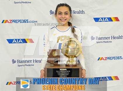Thumbnail 2 in Phoenix Country Day vs Chandler Prep (AIA 2A Final - Awards) photogallery.