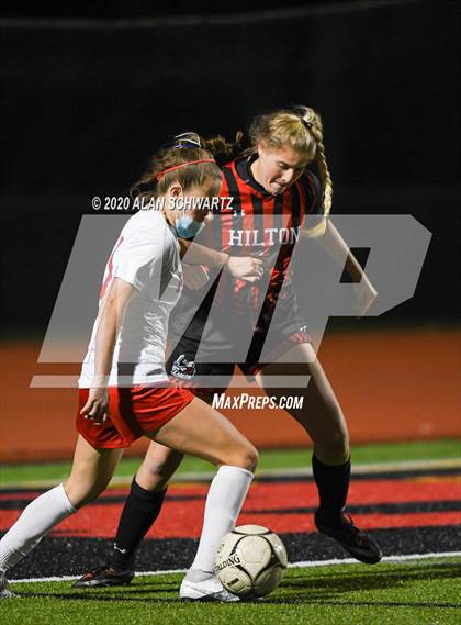 Thumbnail 3 in Fairport vs. Hilton (NYSPHSAA Class AA Final) photogallery.
