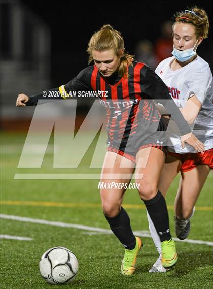 Thumbnail 3 in Fairport vs. Hilton (NYSPHSAA Class AA Final) photogallery.