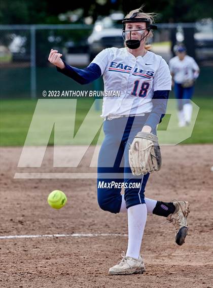 Thumbnail 2 in Pleasant Valley vs. Pleasant Grove (Stephanie LeDoux Tournament) photogallery.