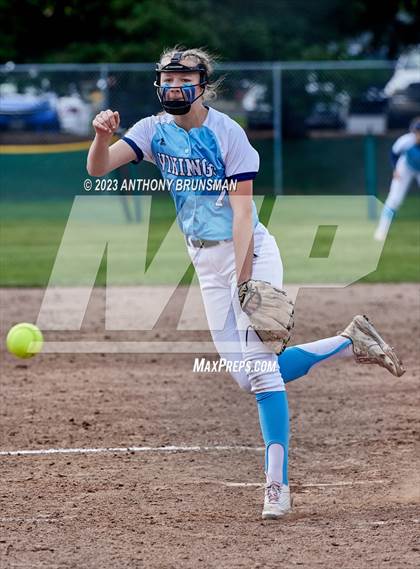 Thumbnail 1 in Pleasant Valley vs. Pleasant Grove (Stephanie LeDoux Tournament) photogallery.