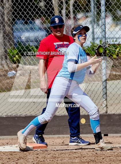 Thumbnail 2 in Pleasant Valley vs. Pleasant Grove (Stephanie LeDoux Tournament) photogallery.