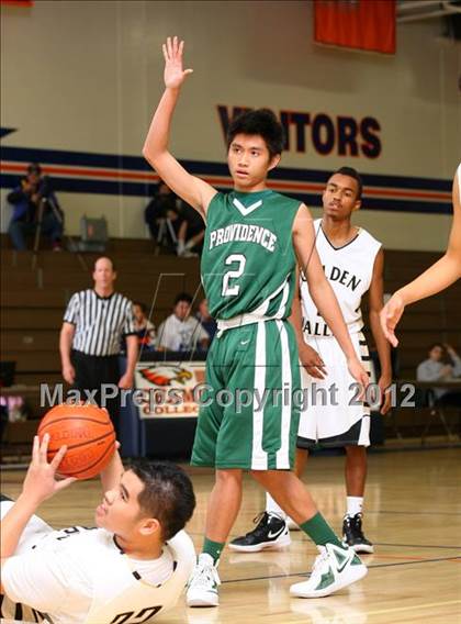 Thumbnail 1 in Providence vs. Golden Valley (Chaminade Holiday Classic) photogallery.