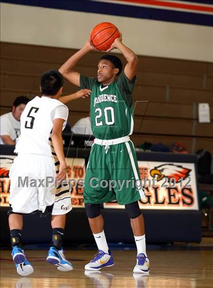 Thumbnail 2 in Providence vs. Golden Valley (Chaminade Holiday Classic) photogallery.