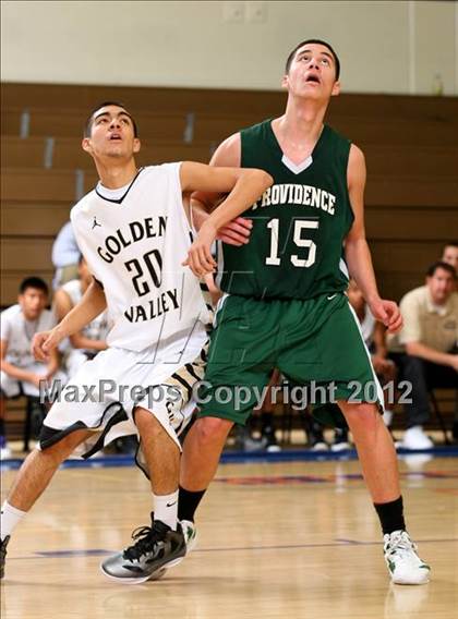 Thumbnail 2 in Providence vs. Golden Valley (Chaminade Holiday Classic) photogallery.