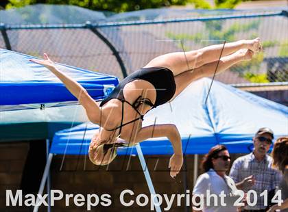 Thumbnail 3 in CIF SJS Girls Diving Championships photogallery.