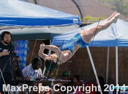 Thumbnail 3 in CIF SJS Girls Diving Championships photogallery.