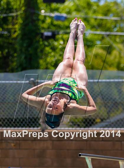 Thumbnail 3 in CIF SJS Girls Diving Championships photogallery.