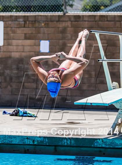Thumbnail 2 in CIF SJS Girls Diving Championships photogallery.