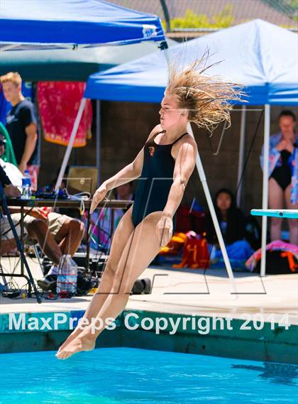 Thumbnail 3 in CIF SJS Girls Diving Championships photogallery.