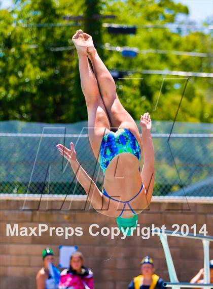 Thumbnail 2 in CIF SJS Girls Diving Championships photogallery.