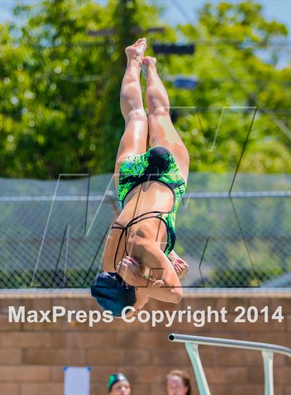 Thumbnail 1 in CIF SJS Girls Diving Championships photogallery.