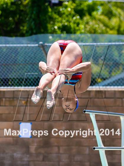 Thumbnail 1 in CIF SJS Girls Diving Championships photogallery.
