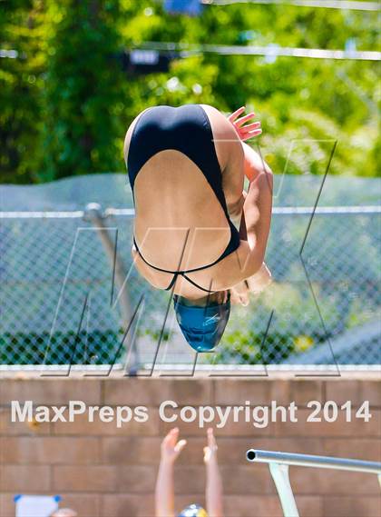 Thumbnail 2 in CIF SJS Girls Diving Championships photogallery.