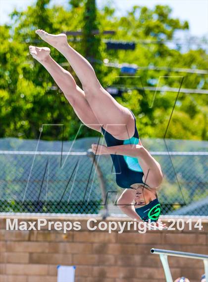 Thumbnail 1 in CIF SJS Girls Diving Championships photogallery.