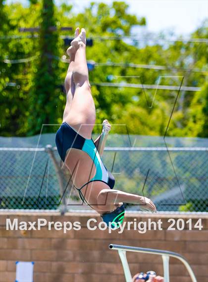 Thumbnail 3 in CIF SJS Girls Diving Championships photogallery.