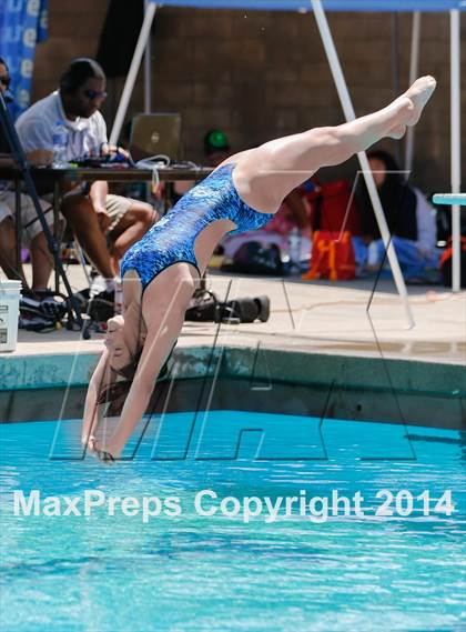 Thumbnail 1 in CIF SJS Girls Diving Championships photogallery.