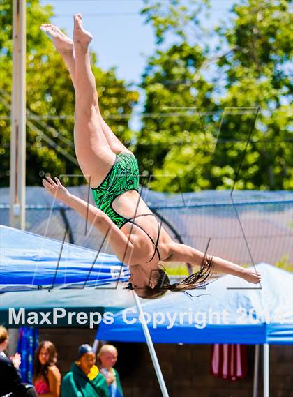 Thumbnail 1 in CIF SJS Girls Diving Championships photogallery.