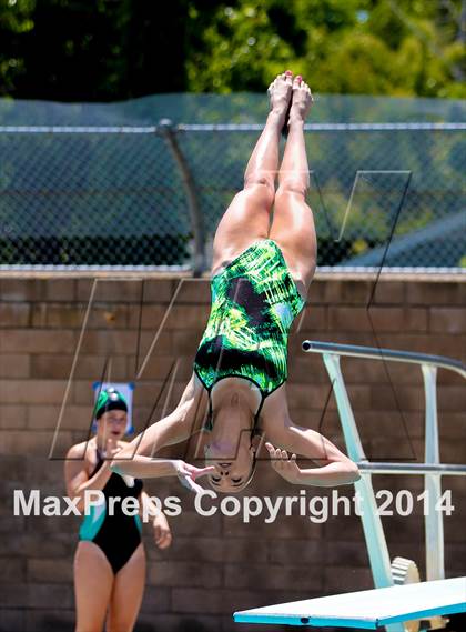 Thumbnail 1 in CIF SJS Girls Diving Championships photogallery.