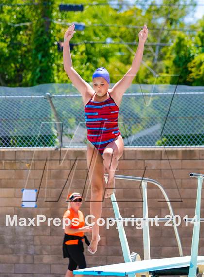 Thumbnail 2 in CIF SJS Girls Diving Championships photogallery.