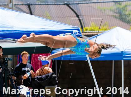 Thumbnail 3 in CIF SJS Girls Diving Championships photogallery.