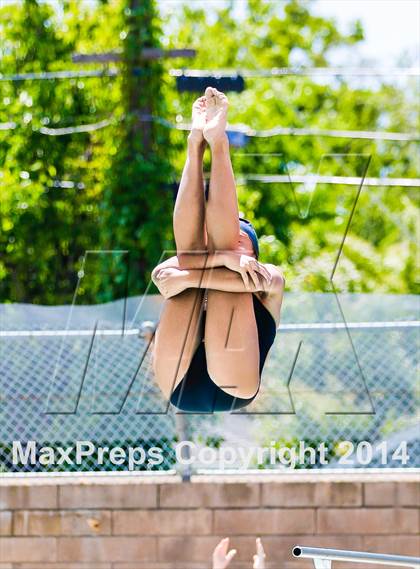 Thumbnail 3 in CIF SJS Girls Diving Championships photogallery.