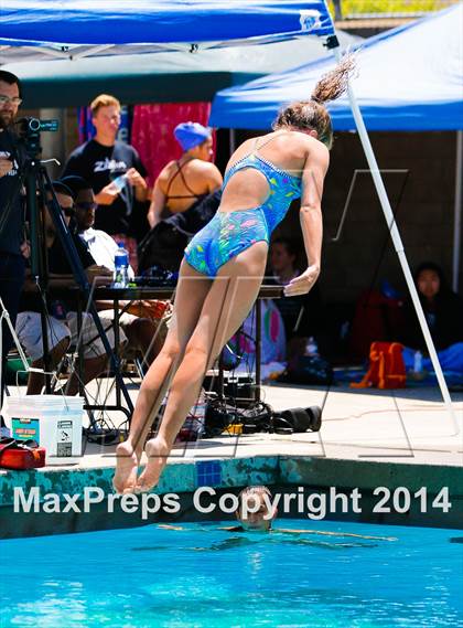 Thumbnail 1 in CIF SJS Girls Diving Championships photogallery.
