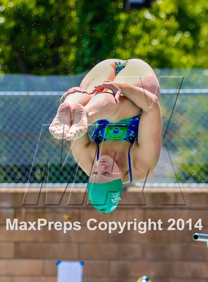 Thumbnail 3 in CIF SJS Girls Diving Championships photogallery.