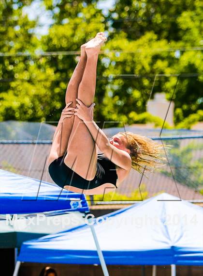 Thumbnail 2 in CIF SJS Girls Diving Championships photogallery.