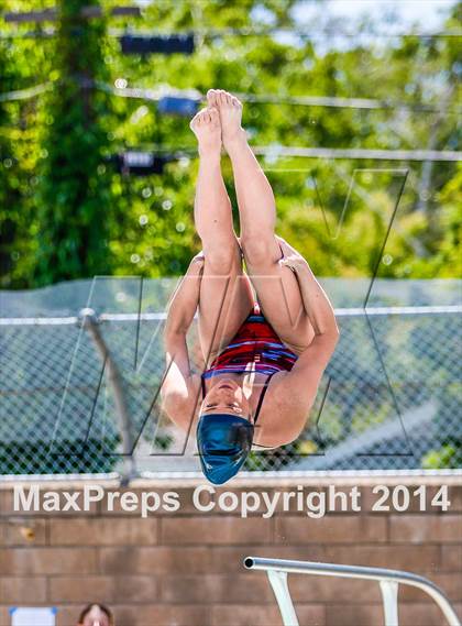 Thumbnail 1 in CIF SJS Girls Diving Championships photogallery.