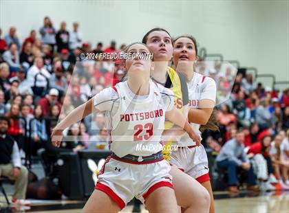Thumbnail 3 in Pottsboro vs. S & S Consolidated (UIL 3A Area Playoff) photogallery.