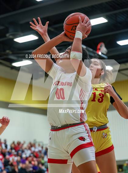 Thumbnail 3 in Pottsboro vs. S & S Consolidated (UIL 3A Area Playoff) photogallery.