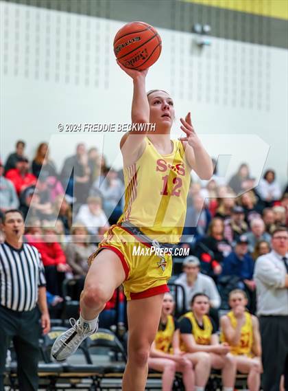 Thumbnail 2 in Pottsboro vs. S & S Consolidated (UIL 3A Area Playoff) photogallery.