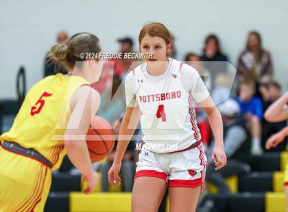 Thumbnail 3 in Pottsboro vs. S & S Consolidated (UIL 3A Area Playoff) photogallery.