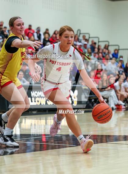 Thumbnail 3 in Pottsboro vs. S & S Consolidated (UIL 3A Area Playoff) photogallery.