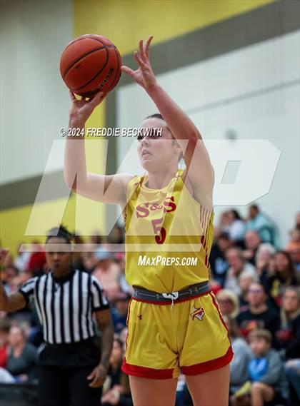 Thumbnail 3 in Pottsboro vs. S & S Consolidated (UIL 3A Area Playoff) photogallery.