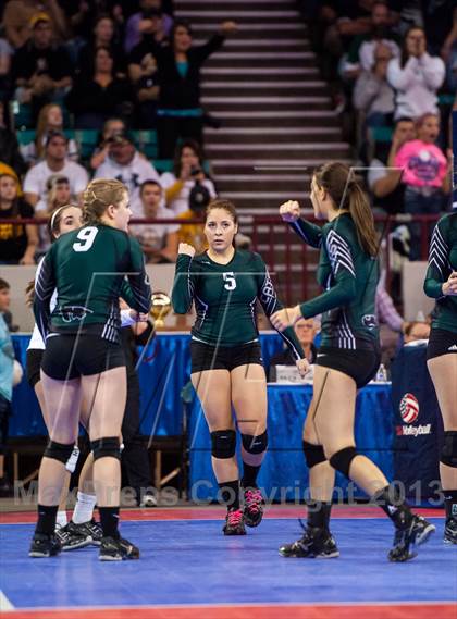 Thumbnail 2 in Fleming vs. Caliche (CHSAA 1A Championship) photogallery.
