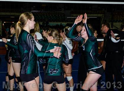 Thumbnail 2 in Fleming vs. Caliche (CHSAA 1A Championship) photogallery.