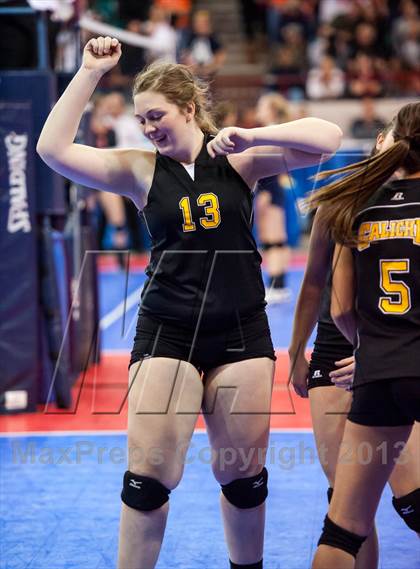 Thumbnail 2 in Fleming vs. Caliche (CHSAA 1A Championship) photogallery.