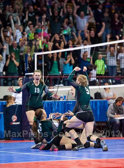 Thumbnail 1 in Fleming vs. Caliche (CHSAA 1A Championship) photogallery.