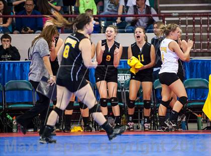 Thumbnail 2 in Fleming vs. Caliche (CHSAA 1A Championship) photogallery.