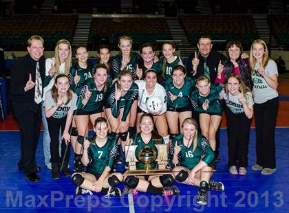 Thumbnail 2 in Fleming vs. Caliche (CHSAA 1A Championship) photogallery.