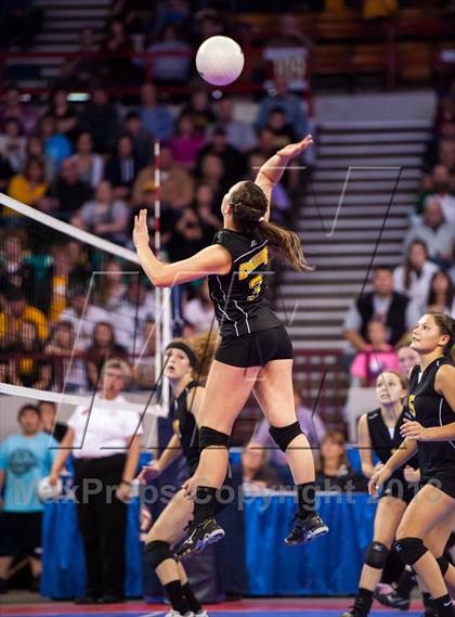Thumbnail 2 in Fleming vs. Caliche (CHSAA 1A Championship) photogallery.